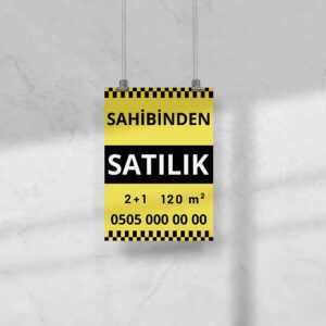 Satılık / Kiralık Afiş